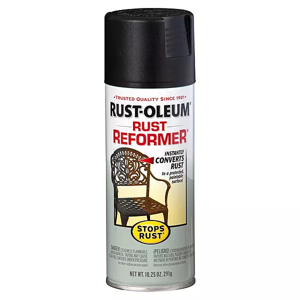 Rust-Oleum Stops Rust Reformer Spray, Black, 10.25 oz