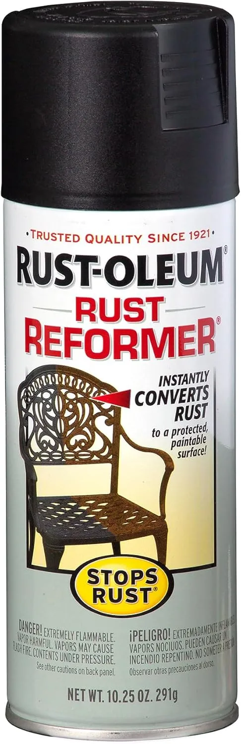 Rust-Oleum Stops Rust Reformer Spray, Black, 10.25 oz