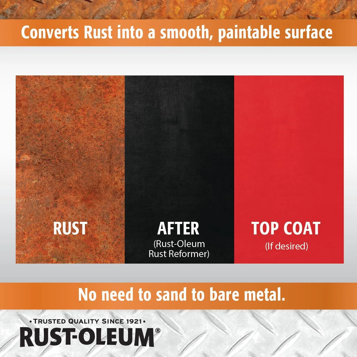 Rust-Oleum Stops Rust Reformer Spray, Black, 10.25 oz