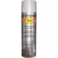 Rust-Oleum Hard Hat High Performance V2100 System Rust Preventive Cold Galvanizing Compound, 20 Oz, Gray, Case Of 6 Cans