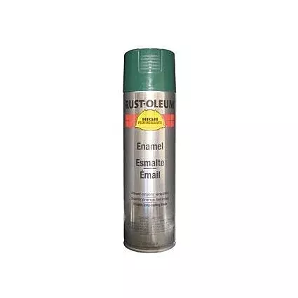 Rust-Oleum Hard Hat High Performance V2100 System Rust Preventive Enamel Spray Paint, 15 Oz, Gloss Dark Green, Case Of 6 Cans