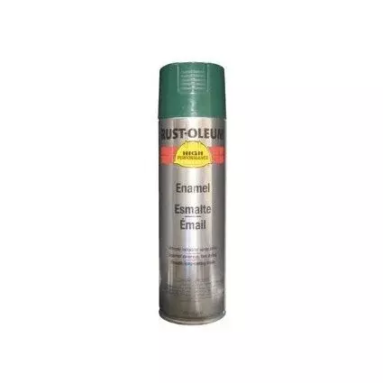 Rust-Oleum Hard Hat High Performance V2100 System Rust Preventive Enamel Spray Paint, 15 Oz, Gloss Dark Green, Case Of 6 Cans