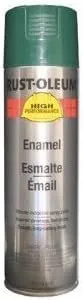 Rust-Oleum Hard Hat High Performance V2100 System Rust Preventive Enamel Spray Paint, 15 Oz, Gloss Dark Green, Case Of 6 Cans