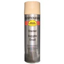Rust-Oleum Hard Hat High Performance V2100 System Rust Preventive Enamel Spray Paint, 15 Oz, Gloss Tan, Case Of 6 Cans