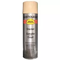 Rust-Oleum Hard Hat High Performance V2100 System Rust Preventive Enamel Spray Paint, 15 Oz, Gloss Tan, Case Of 6 Cans
