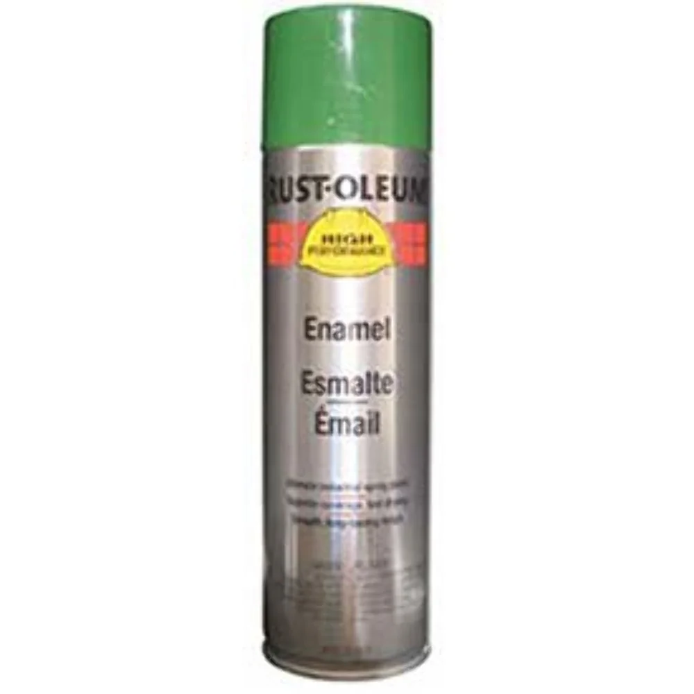 Rust-Oleum Hard Hat High Performance V2100 System Rust Preventive Enamel Farm Equipment Spray Paint, 15 Oz, Gloss JD Green