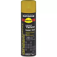 Rust-Oleum Hard Hat High Performance V2100 System Rust Preventive Enamel Spray Paint, 15 Oz, Gloss Industrial Yellow