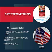 One Match Gel Fire Starter, 8 fl. oz., Brown