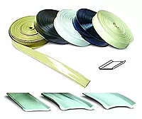 RV Designer 1 Inch Wide Vinyl Trim Insert for RVs - Flexible Molding, Exterior Use, 50 Foot Roll, White