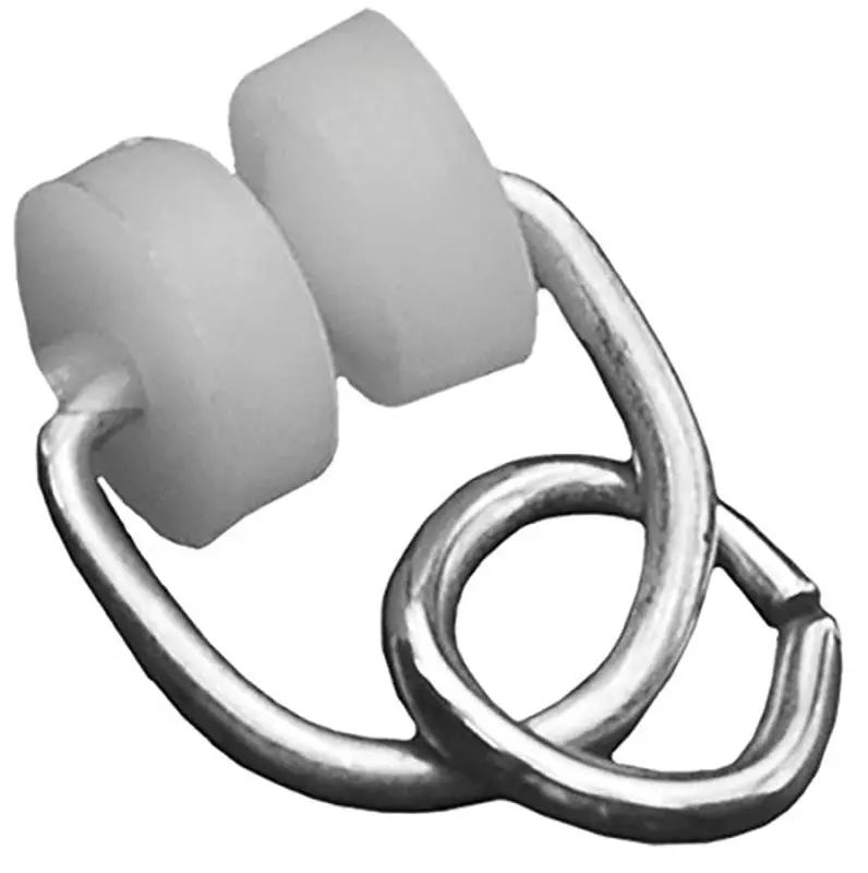 RV Designer A101, Nylon Two Wheel Carrier, Fits I Beam Track, 14 Per Pack, Window Covering Hardware , White