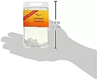 RV Designer A103 Window Covering Hardware Sliding Eye Carrier Small #3 14-Pack White