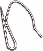RV Designer A113 Stainless Steel Drape Hook, 14 Per Pack, Window Covering Hardware