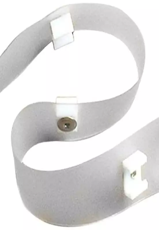 RV Designer A115, Clear Glide Tape #9, 1/2 inch Glides, 72 inches, Window Covering Hardware