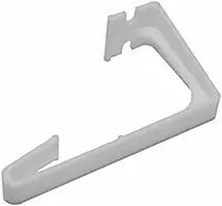 RV Designer A285 Side Curtain Hold Down Plastic 2 Pack White