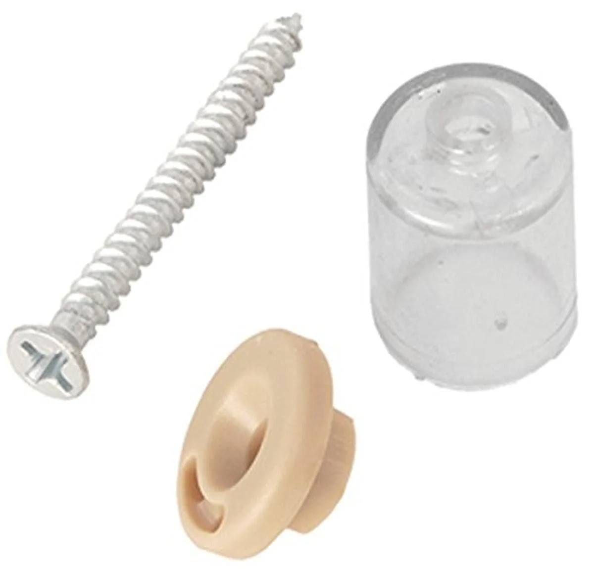 RV Designer A311, Pleated Shade Hold Downs, 2 Per Pack, Window Covering Hardware , Beige