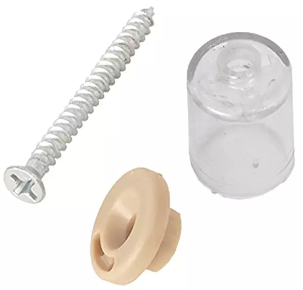 RV Designer A311, Pleated Shade Hold Downs, 2 Per Pack, Window Covering Hardware , Beige