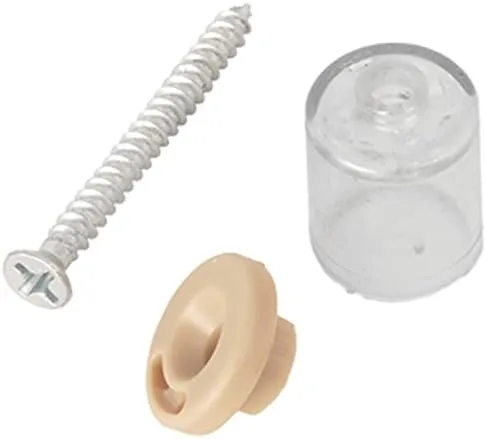 RV Designer A311, Pleated Shade Hold Downs, 2 Per Pack, Window Covering Hardware , Beige