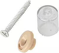 RV Designer A311, Pleated Shade Hold Downs, 2 Per Pack, Window Covering Hardware , Beige