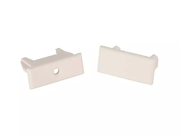 RV Designer A320, Window Covering Hardware, Pleated Shade Rail Ends, 2 Per Pack, Oyster