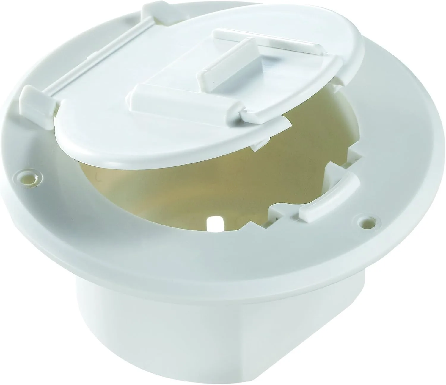 RV DESIGNER Basic Round Electrical Cable Hatch 4.3 inch