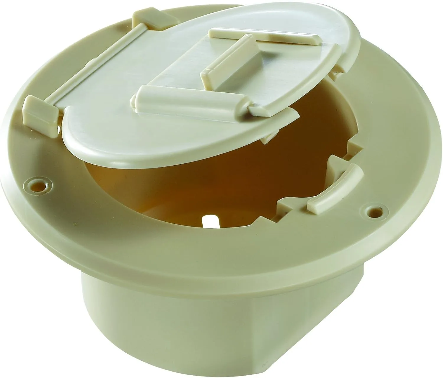 RV DESIGNER Basic Round Electrical Cable Hatch 4.3 inch