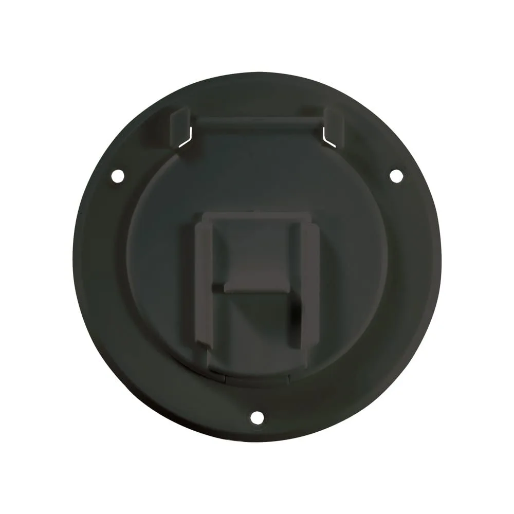 RV DESIGNER Basic Round Electrical Cable Hatch 4.3 inch