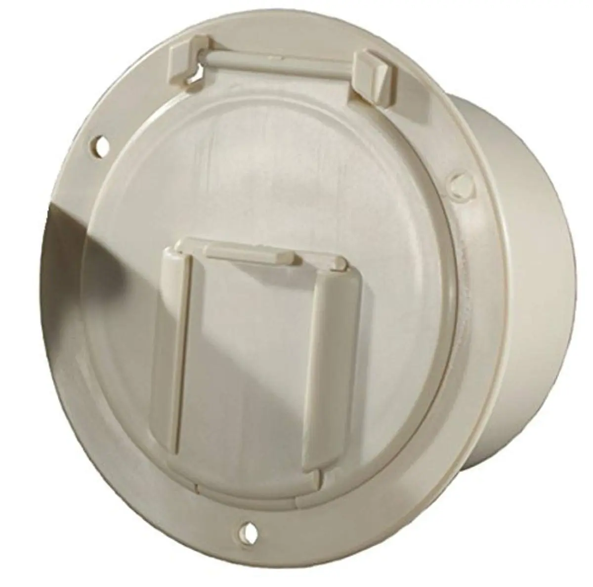 RV DESIGNER Low Profile Round Electrical Cable Hatch, 4.6 inch Diameter