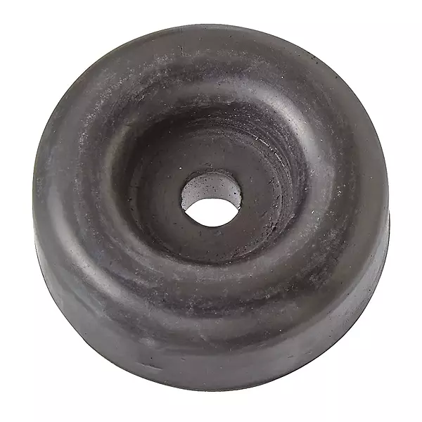 RV Designer E203, Ramp Door Bumper, Round, Black, Exterior Hardware