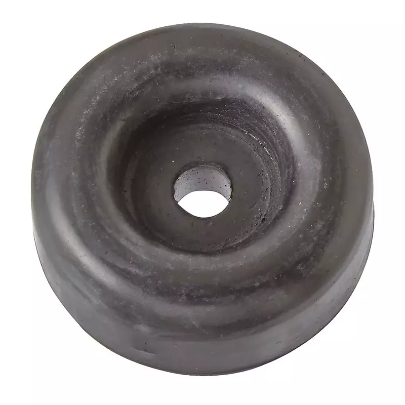 RV Designer E203, Ramp Door Bumper, Round, Black, Exterior Hardware