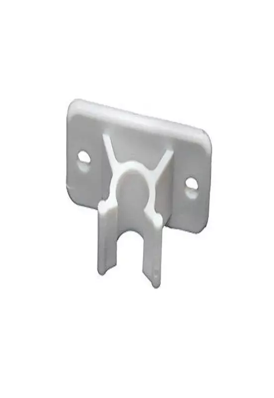RV Designer E242, Plastic Door Holder, Clip Only, White, 2 Per Pack, Entry Door Hardware