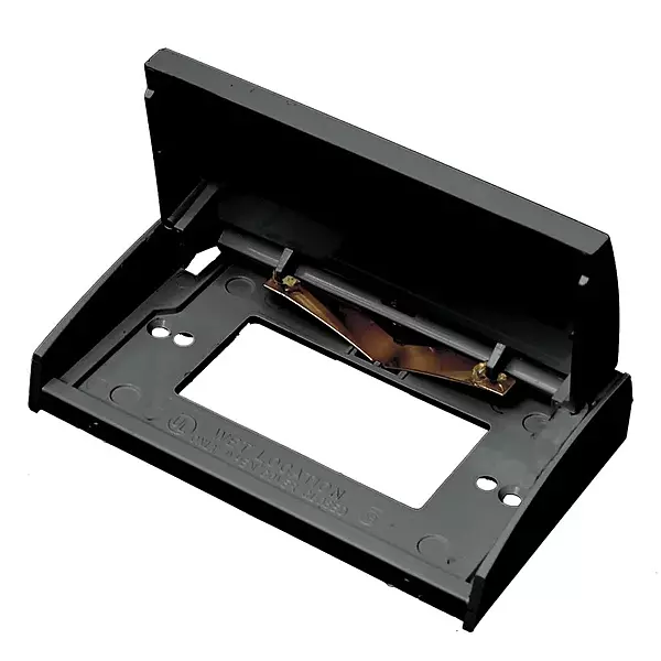 RV Designer E466 Weatherproof GFCI Outlet Cover, Black