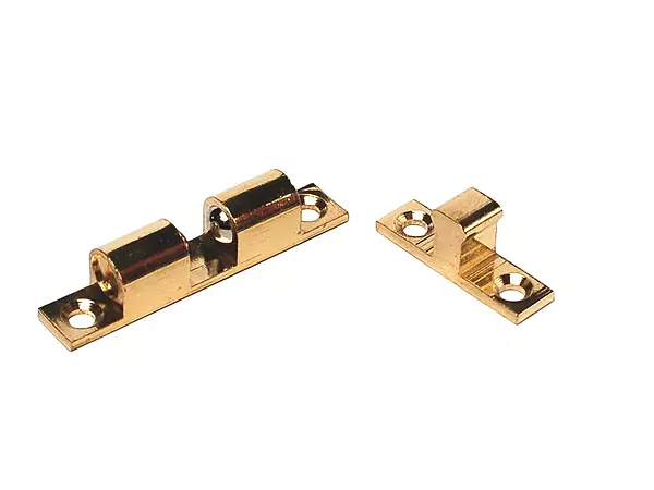 RV Designer H221 Bead Catch Brass 2-Inch (2-Pack)