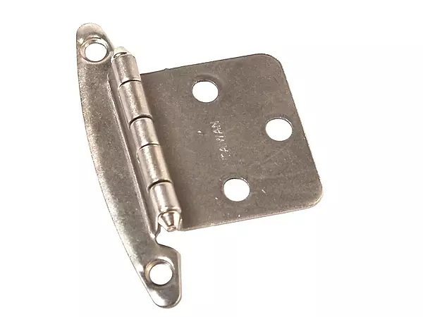 RV Designer H240 Free Swinging Hinge Nickel 2-Pack Cabinet Hardware