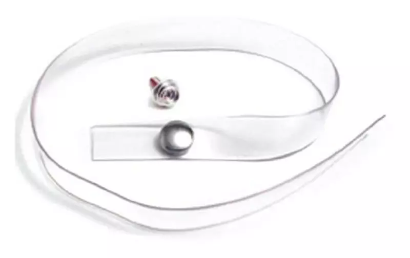 RV Designer H750 Tieback Strap, Clear Plastic, 18 inch, Interior Hardware