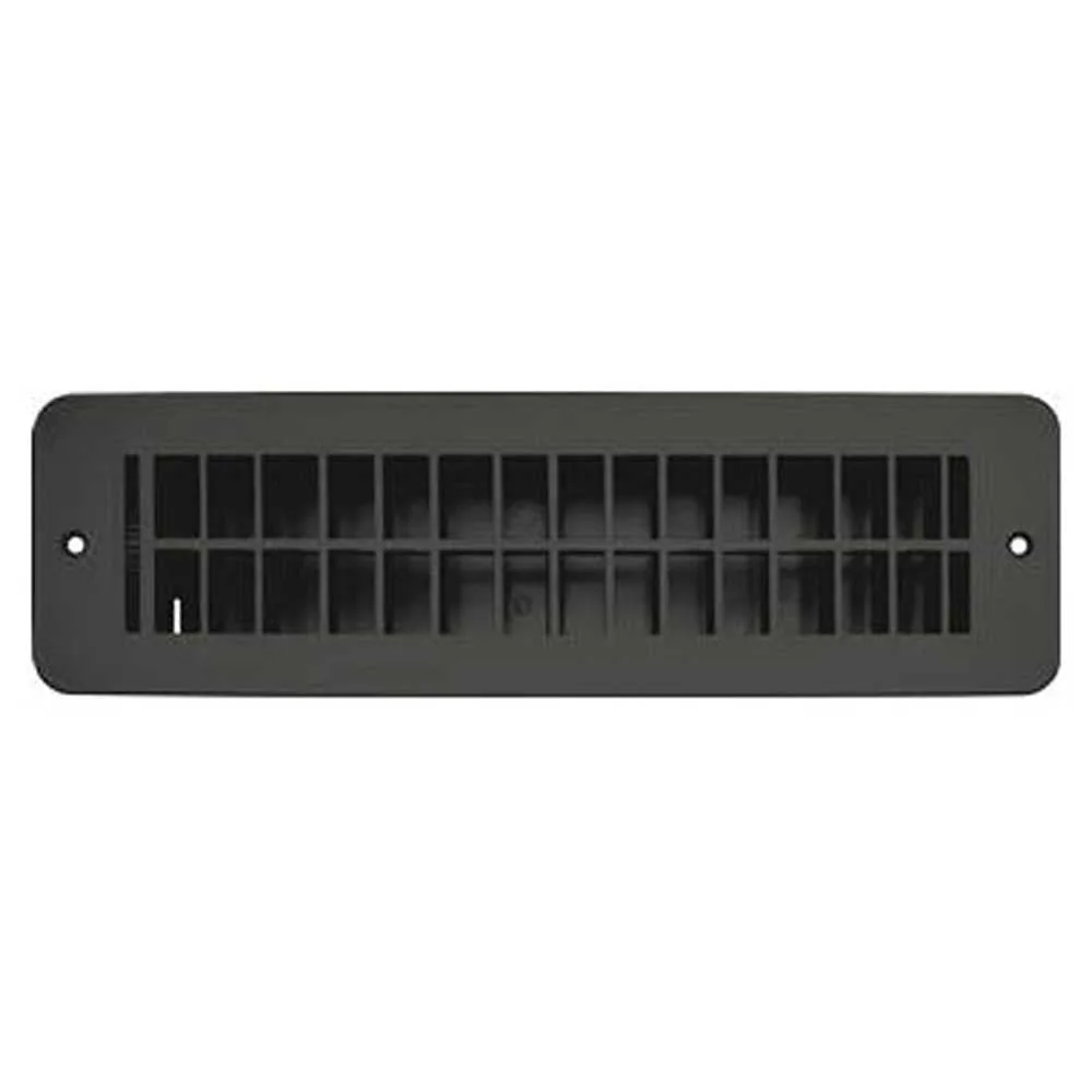 RV Designer Plastic Floor Register with Damper