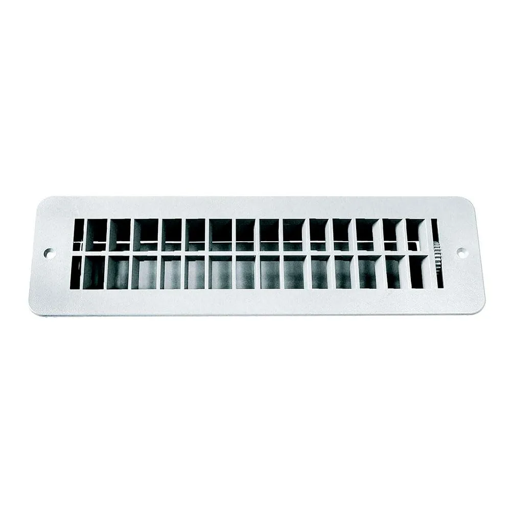 RV Designer Plastic Floor Register with Damper