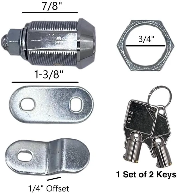 RV DESIGNER Ace Compartment Lock (Pack of 4)