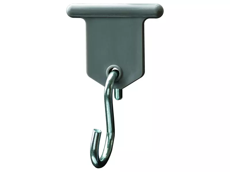 RV Designer M130, Awning Klips with S Hooks, RV Light Clips, 8 Per Pack