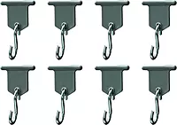 RV Designer M130, Awning Klips with S Hooks, RV Light Clips, 8 Per Pack