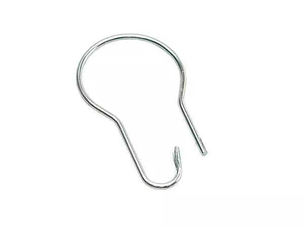 RV Designer A403, Metal Shower Curtain Rings, 12 Per Pack