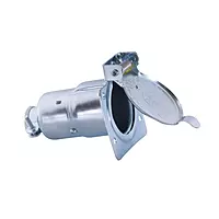 RV Designer P703 7-Way RV Socket Chrome Plated Pollak