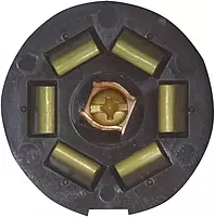 RV Designer P703 7-Way RV Socket Chrome Plated Pollak