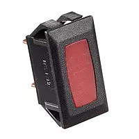 RV Designer S361, Indicator Light, Red Light, Black Base, DC Electrical Black 1 Count (Pack of 1)