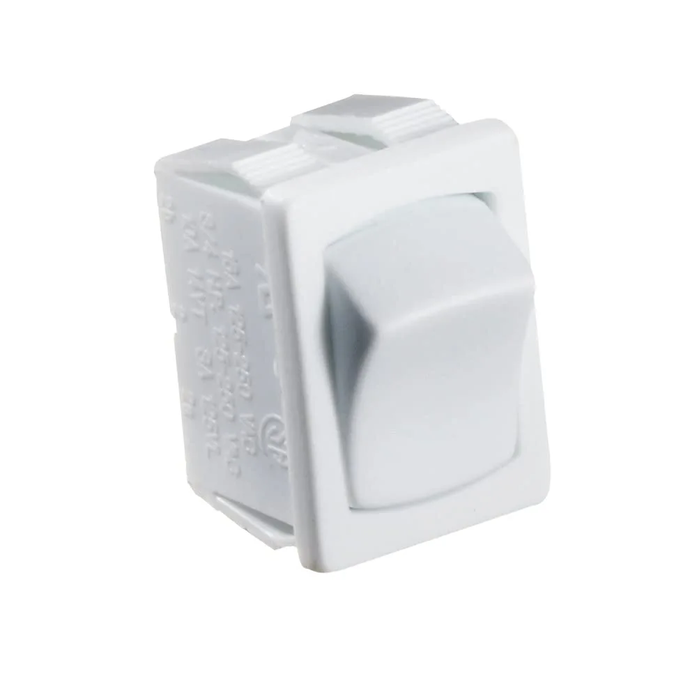 RV Designer S435 Rocker Switch, 10 Amp, White