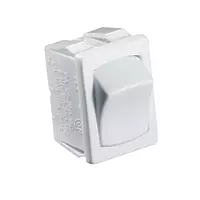 RV Designer S435 Rocker Switch, 10 Amp, White