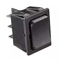 RV Designer S471, Rocker Switch, 5 Amp, Momentary On / Off Momentary On, DPDT, Black, DC Electrical Black 1 Count (Pack of 1)