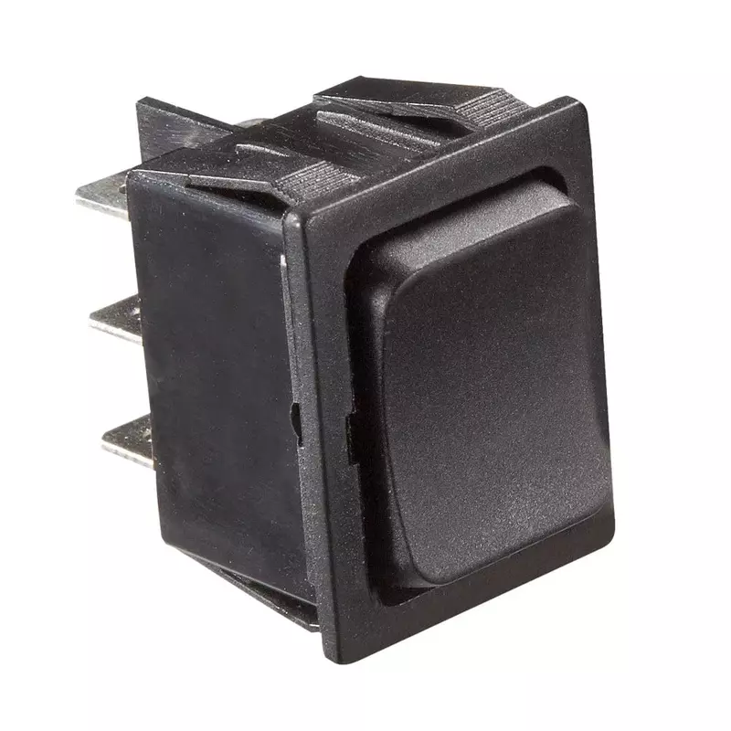 RV Designer S471, Rocker Switch, 5 Amp, Momentary On / Off Momentary On, DPDT, Black, DC Electrical Black 1 Count (Pack of 1)