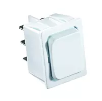 RV DESIGNER S475 Rocker Switch 5 Amp DPDT White 12V DC
