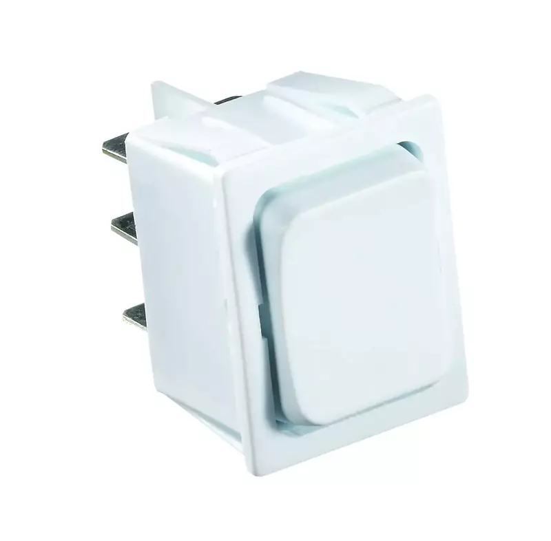 RV DESIGNER S475 Rocker Switch 5 Amp DPDT White 12V DC