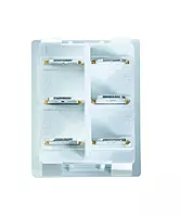 RV DESIGNER S475 Rocker Switch 5 Amp DPDT White 12V DC